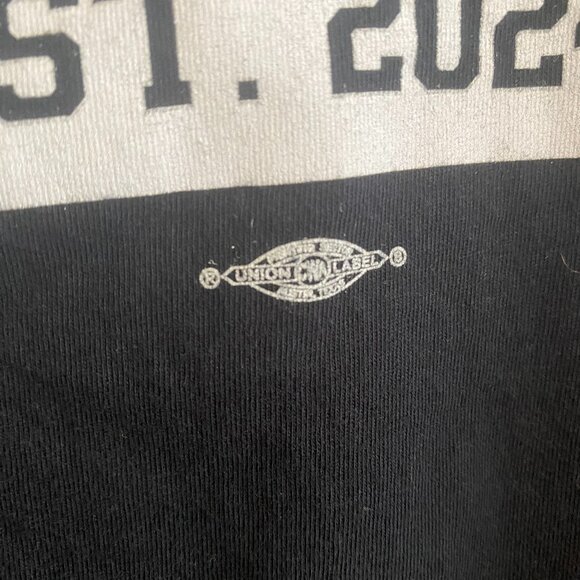 UNION MADE Dark Blue Team Harris Walz Est 2024 Short Sleeve T Shirt Size S - Picture 4 of 6